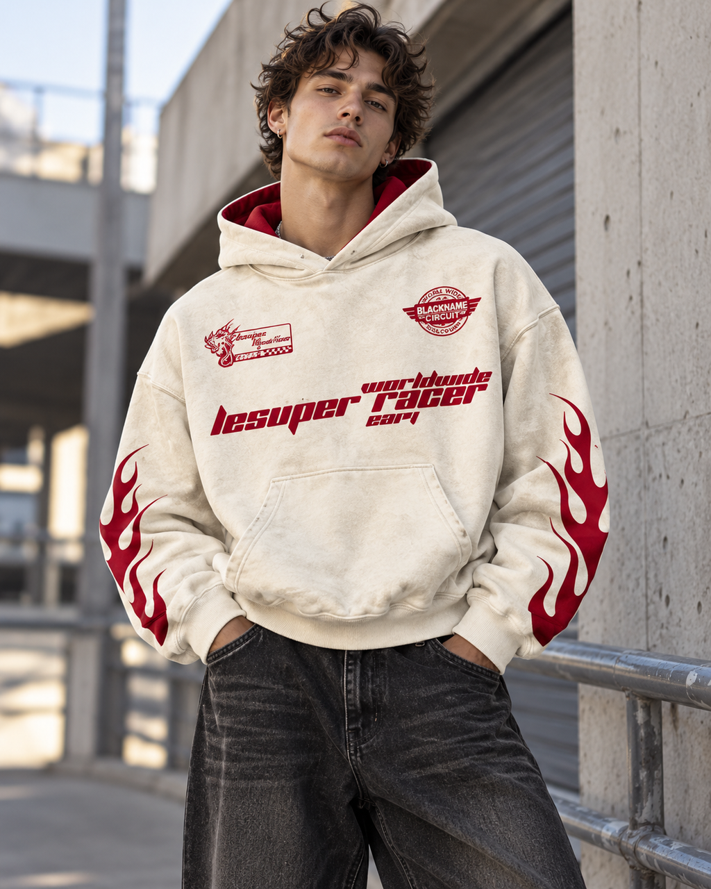 CRIMSON RACER HOODIE