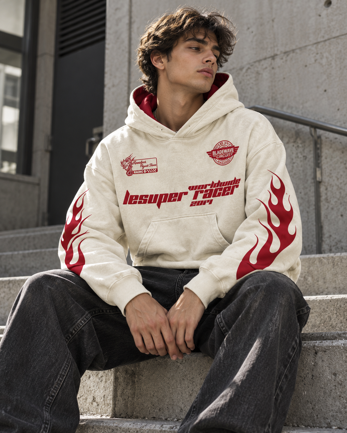 CRIMSON RACER HOODIE