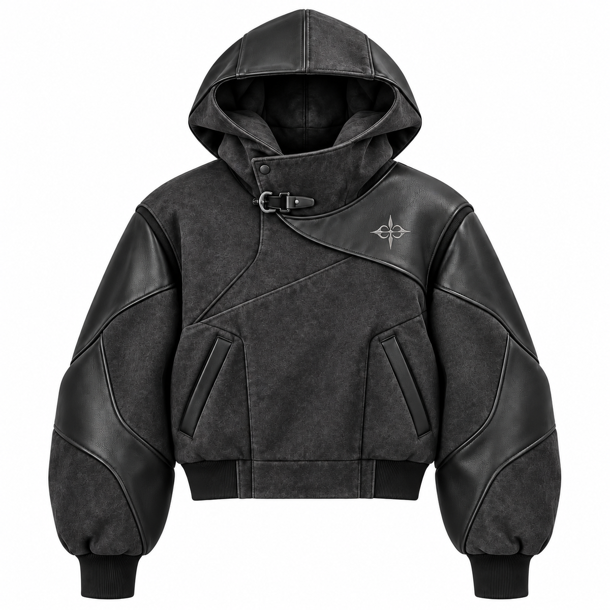NOIR ARMOR HOODED JACKET
