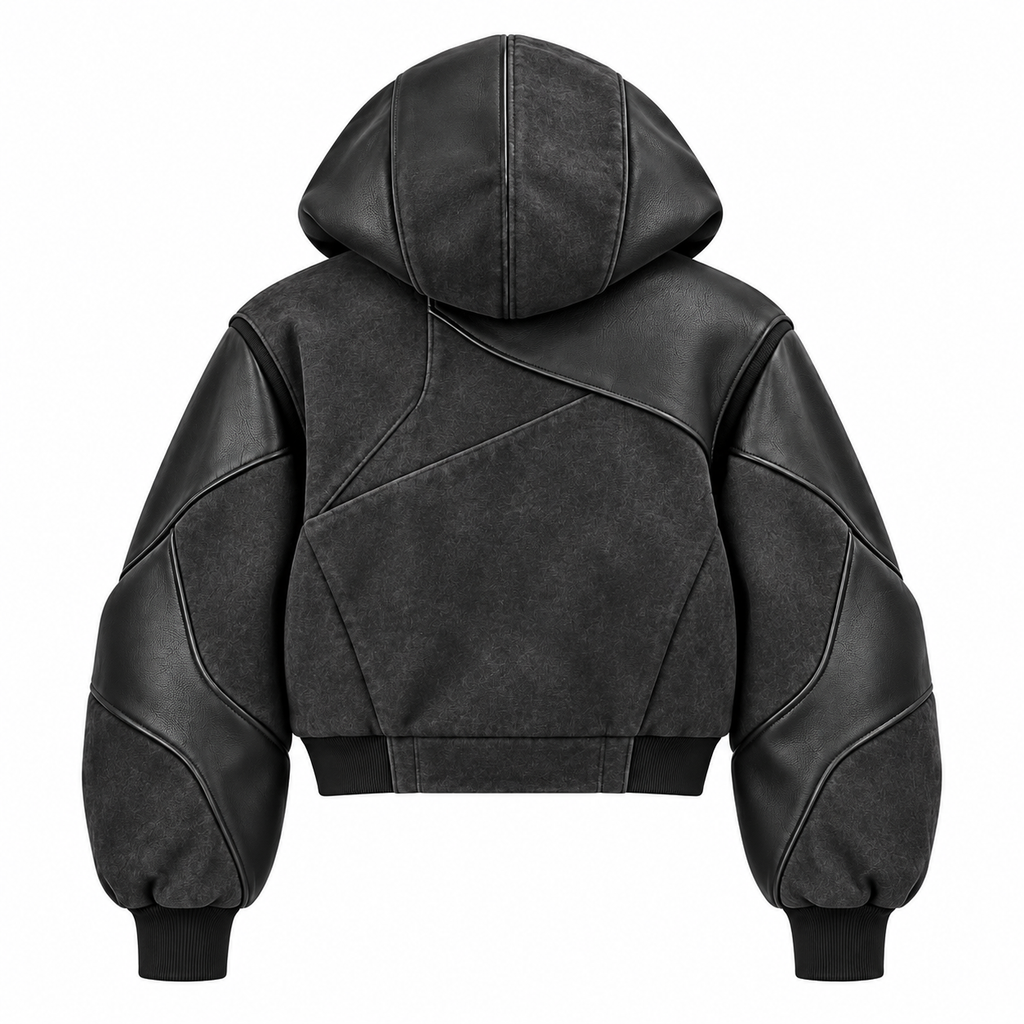 NOIR ARMOR HOODED JACKET
